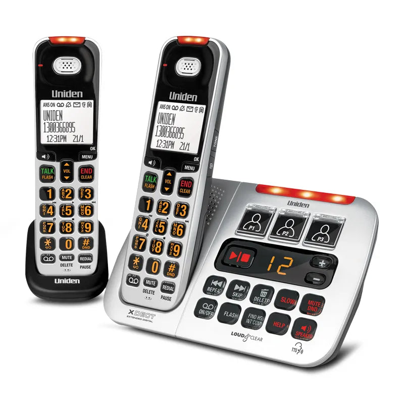 Uniden SSE45+1 Sight & Sound Enhanced Cordless Digital Phone System