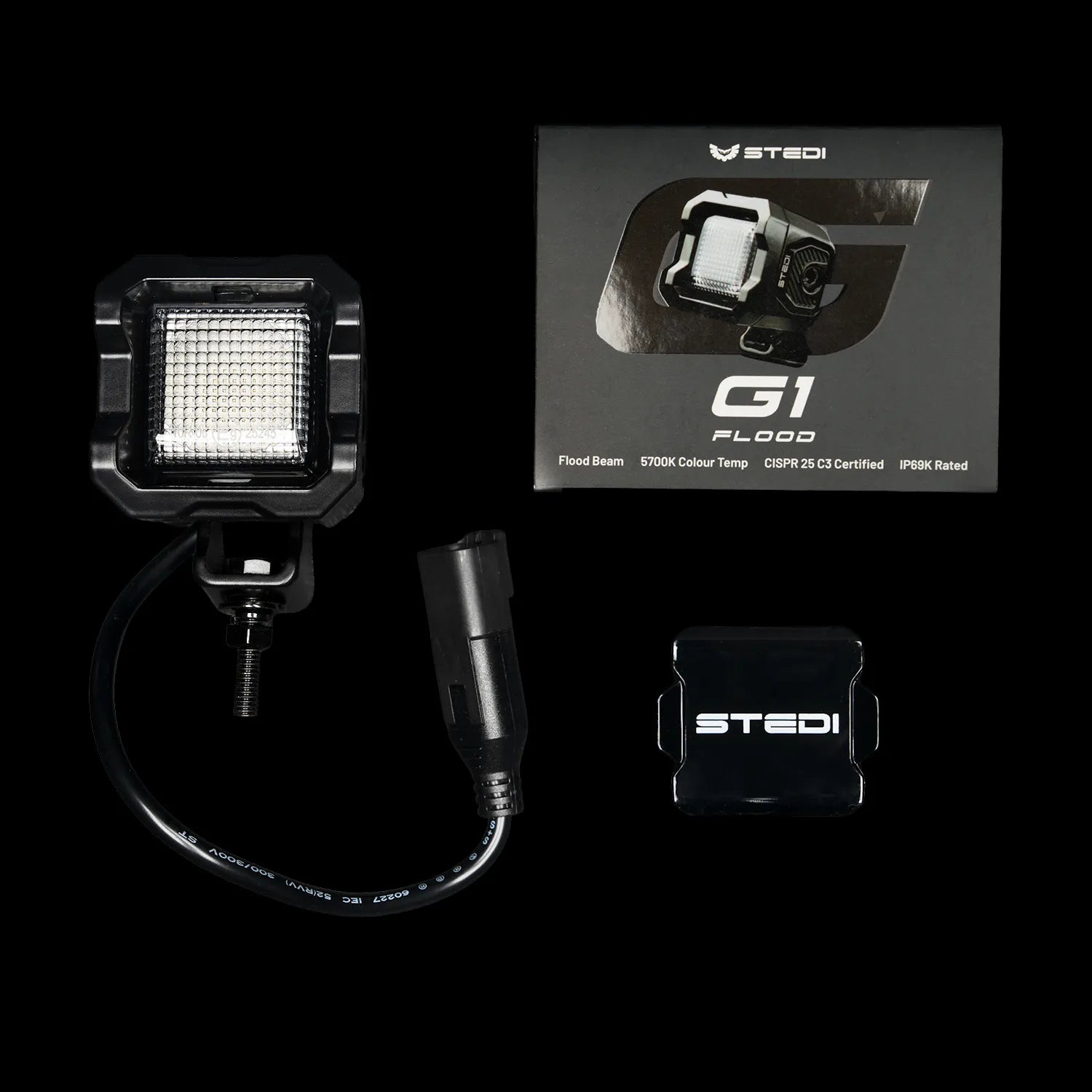 STEDI ST-04-G1-001 G1 Black Flood Work Light CREE XP-L2
