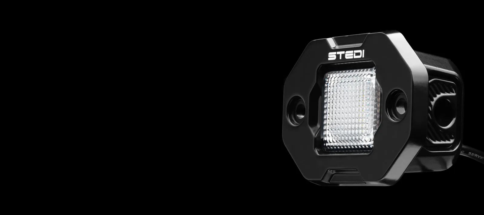 STEDI ST-04-G1-002 G1 Black Flush Work Light CREE XP-L2