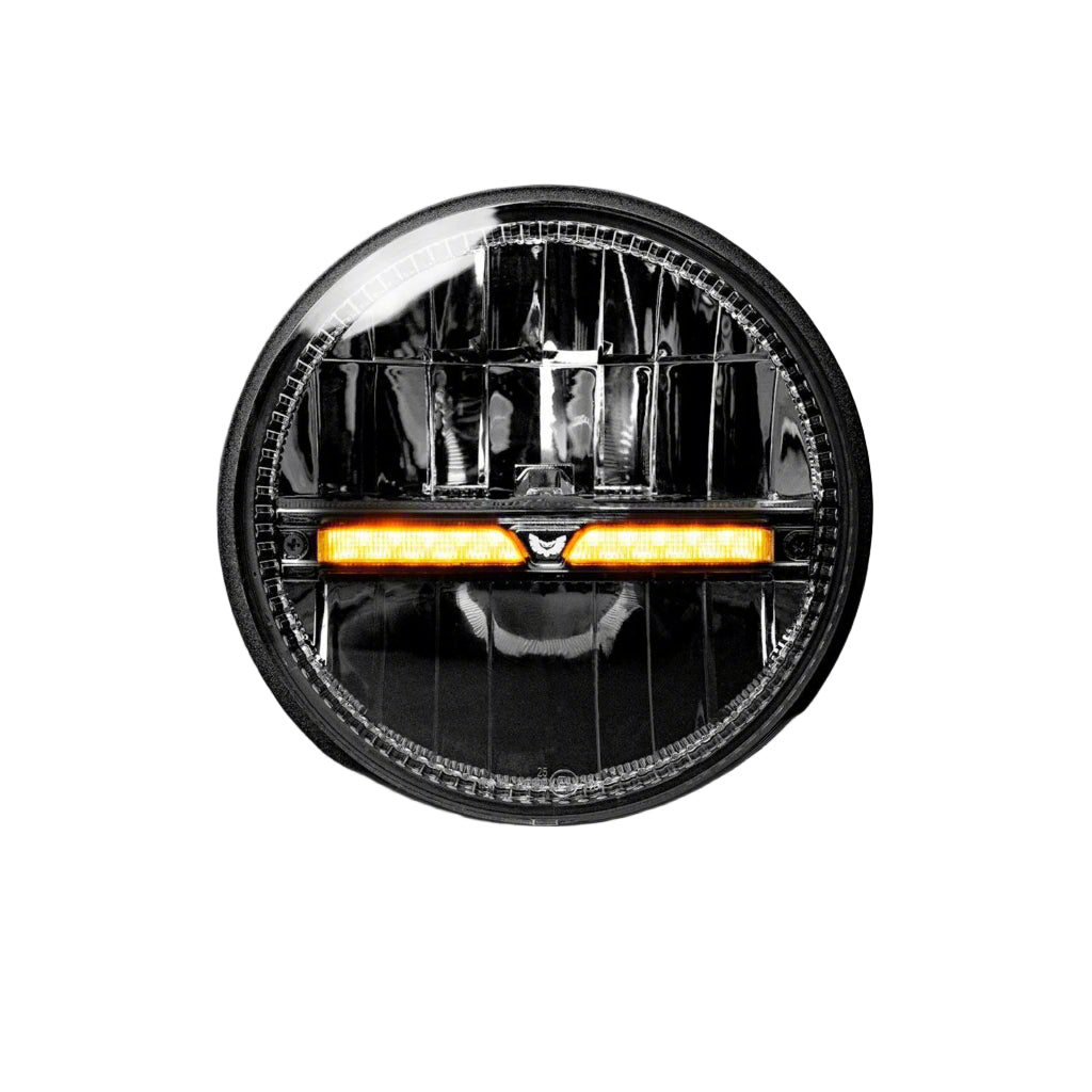 STEDI ST-45-HBI-071 7" Homage Black Indicator LED Headlight 5700K
