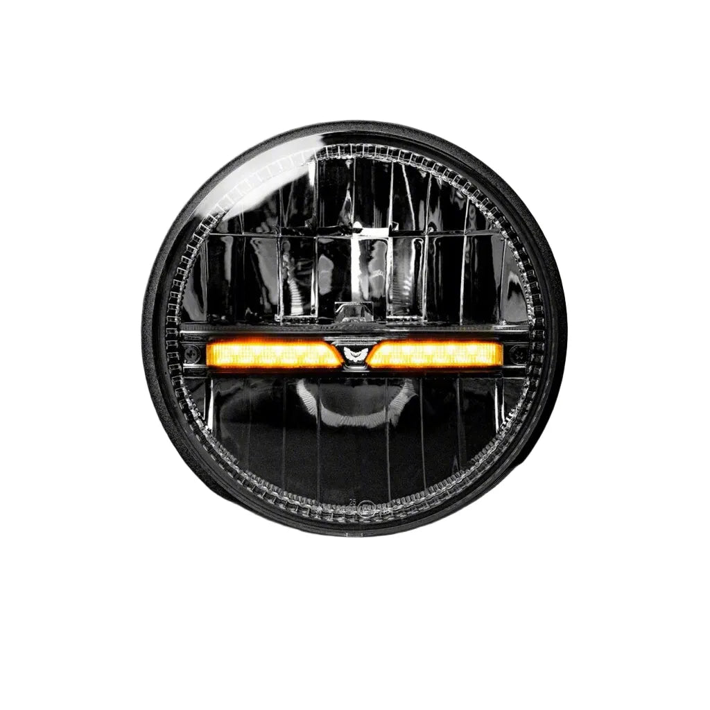 STEDI ST-45-HBI-071 7" Homage Black Indicator LED Headlight 5700K