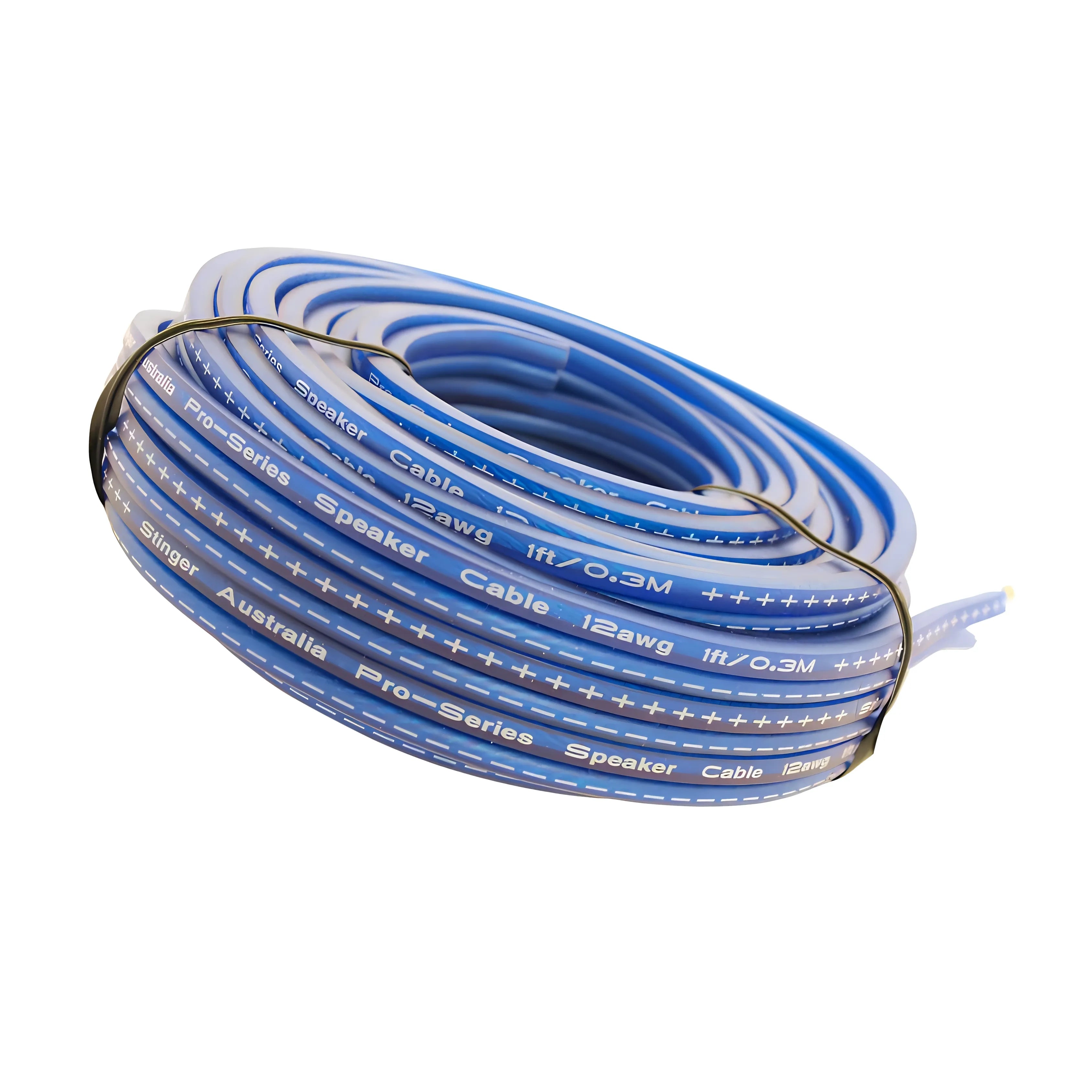 Stinger ST12SPKB 12 Meter Roll 12GA Blue Speaker Cable