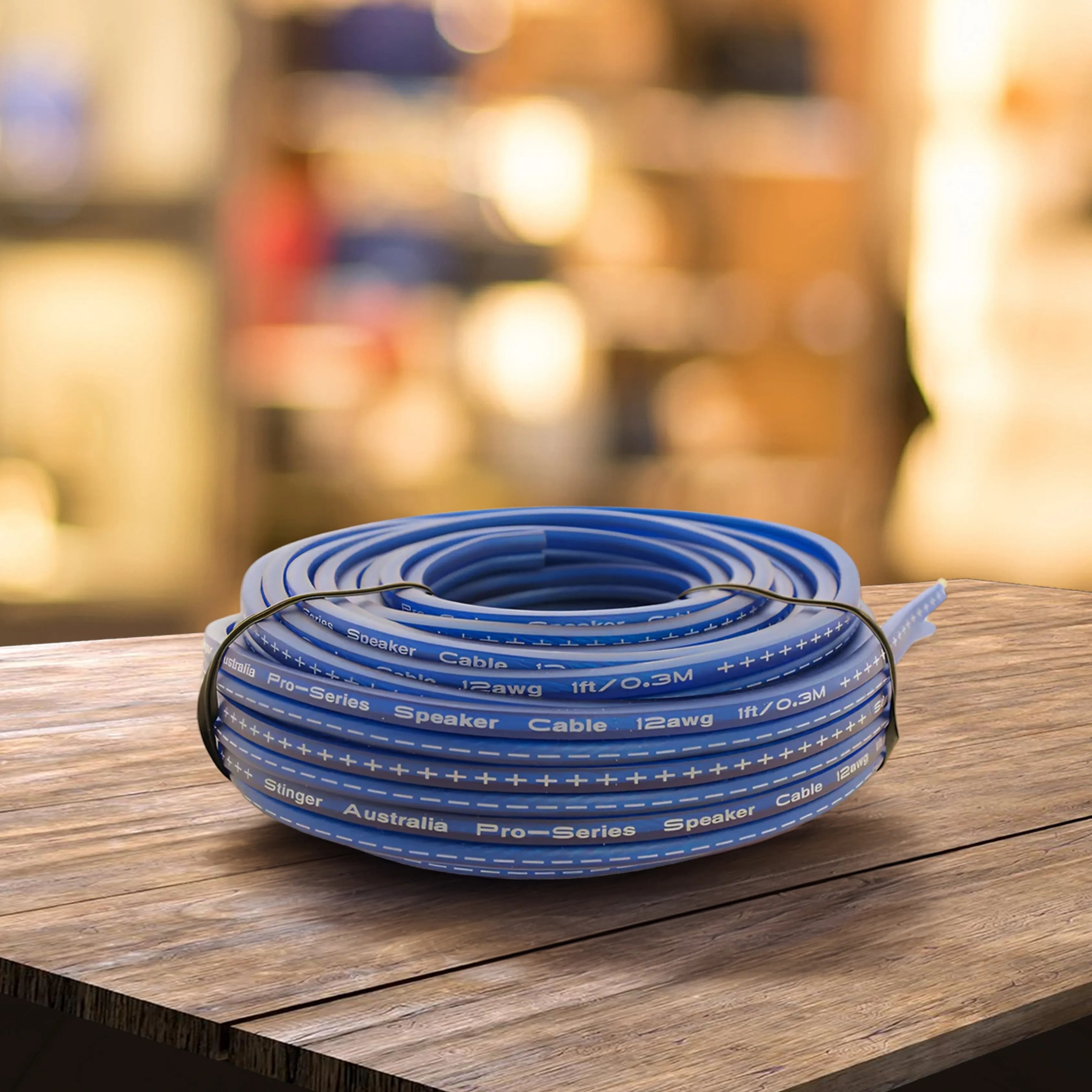 Stinger ST12SPKB 12 Meter Roll 12GA Blue Speaker Cable