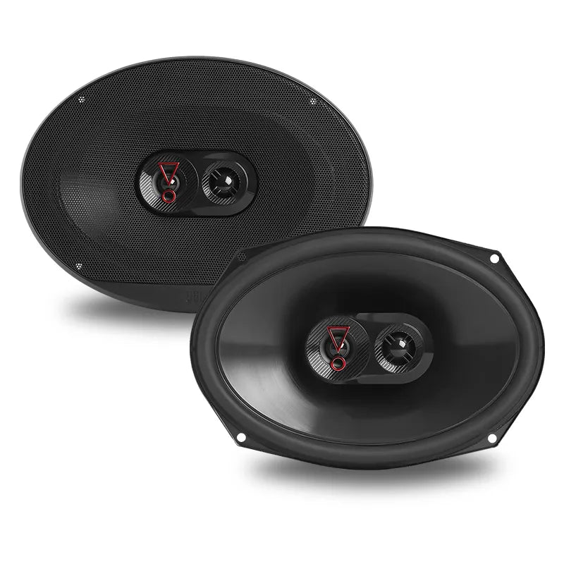 JBL STAGE3 9637 6" x 9" 3-Way Triaxial Speakers 75W RMS 3 Ohm Includes Grilles