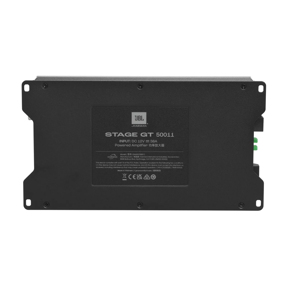 JBL Stage GT50011 Mono Class D Amplifier 500W RMS Bass Remote