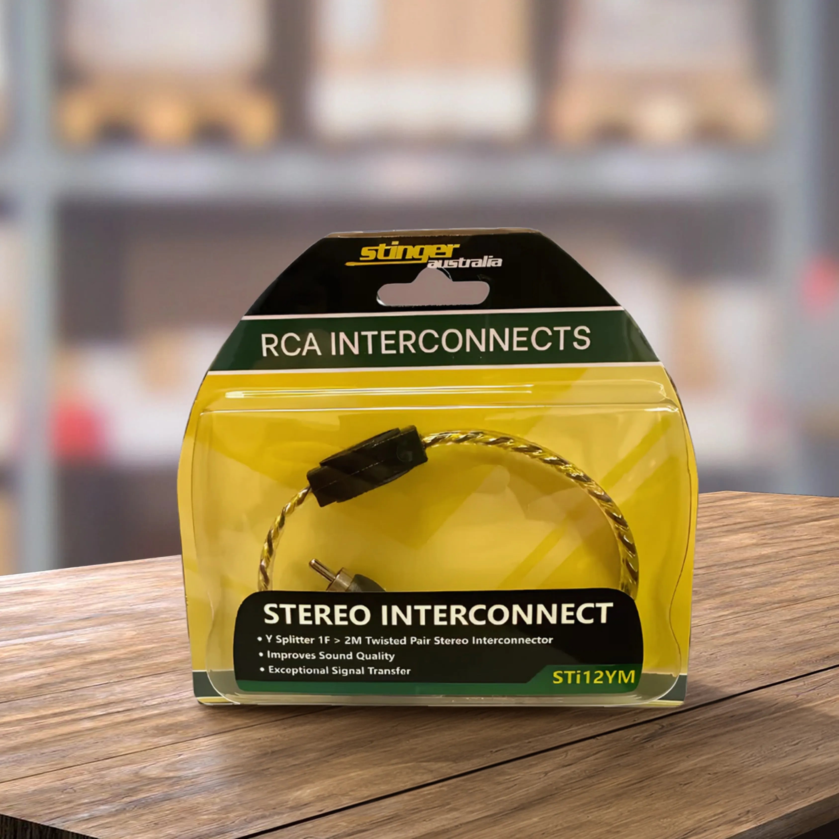 Stinger STI12YM 1 Female To 2 Male RCA Y Splitter