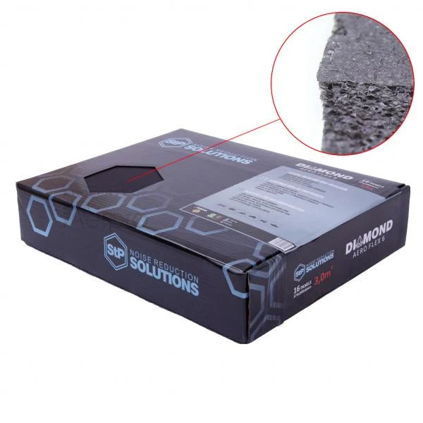 STP STPAFX6 | STP DIAMOND LINE AEROFLEX 6: 6MM HEAT-INSULATING AND SOUND-ABSORBING MATERIAL