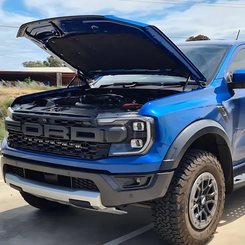 GMF4x4 STRUT-1004 (1004-Strut) Bonnet Strut Kit w/ PSG&DRS UHF Bracket incorporated To Suit Ranger/Everest/Raptor RA 2023+