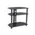 Studio Acoustics SVR332BB 32" 3 Tier Black Glass TV/Audio Video Stand - Small