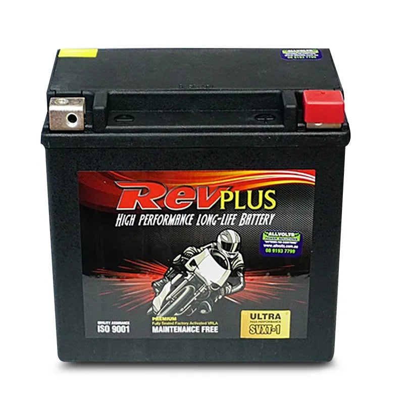 RevPLUS SVXT-1 VRLA Ultra High Premium Motorcycle Battery (12V, 18Ah)