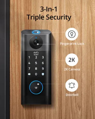 eufy E8530TY1 3-in-1 Security Video Smart Lock