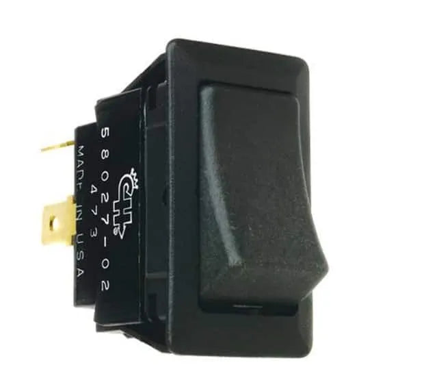 Cole Hersee 58027-01BL Rocker Switch On/Off SPST (Contacts Rated 25A @ 12V)
