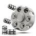 ADHIX ADXPRO - Alloy Brass Revolver Metal Spinner Fidgeting Toy
