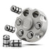 ADHIX ADXPRO - Alloy Brass Revolver Metal Spinner Fidgeting Toy