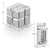 ADHIX ADXPULSE - Anti-Stress Relief Magic Puzzle Cube Infinite Flip Sensory Fidget Cube