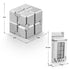 ADHIX ADXPULSE - Anti-Stress Relief Magic Puzzle Cube Infinite Flip Sensory Fidget Cube