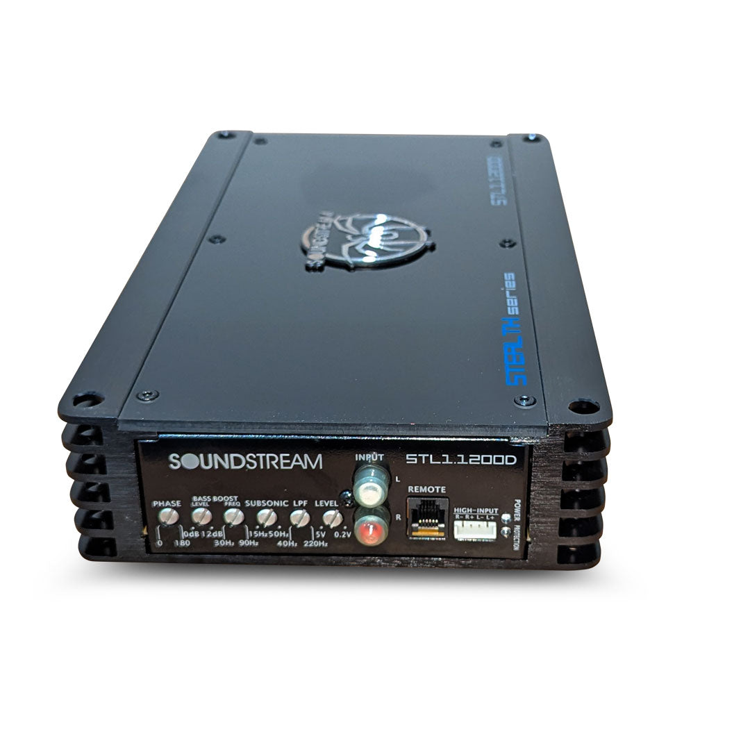 Soundstream STL1.1200D | 1200W Stealth Series Class-D Monoblock Amplifier