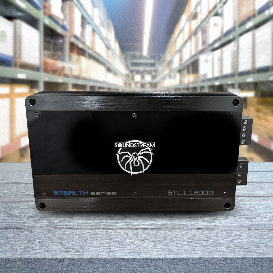 Soundstream STL1.1200D | 1200W Stealth Series Class-D Monoblock Amplifier