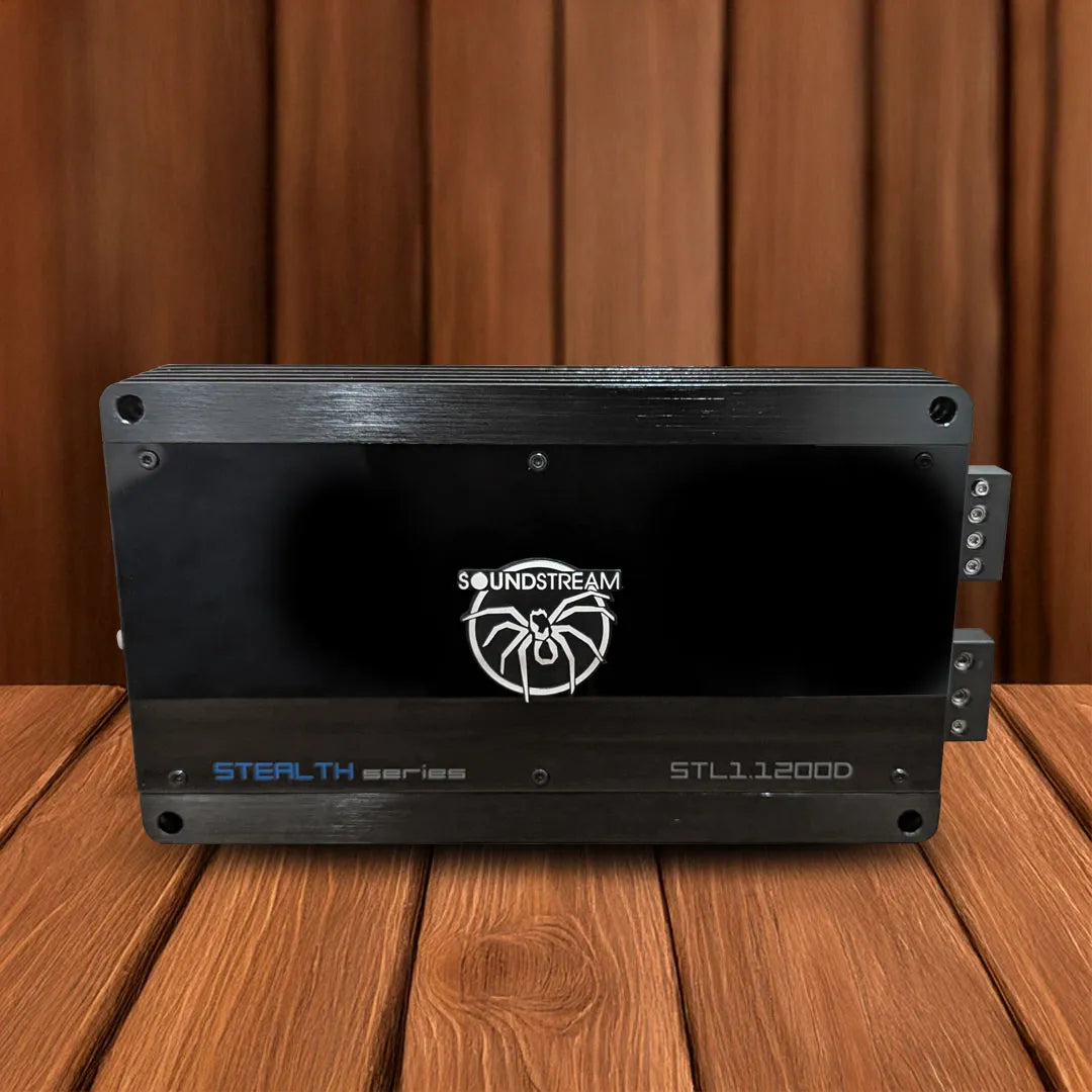Soundstream STL1.1200D | 1200W Stealth Series Class-D Monoblock Amplifier