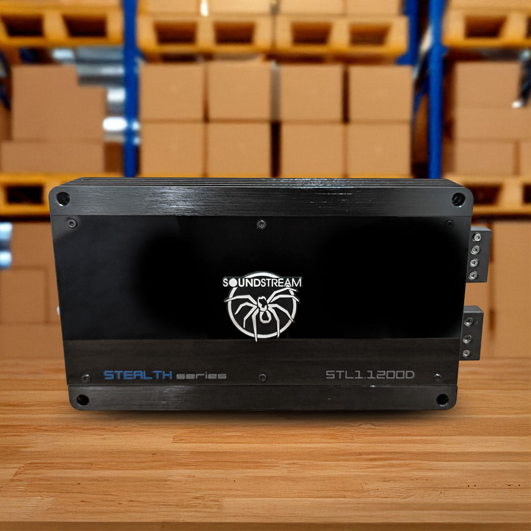 Soundstream STL1.1200D | 1200W Stealth Series Class-D Monoblock Amplifier