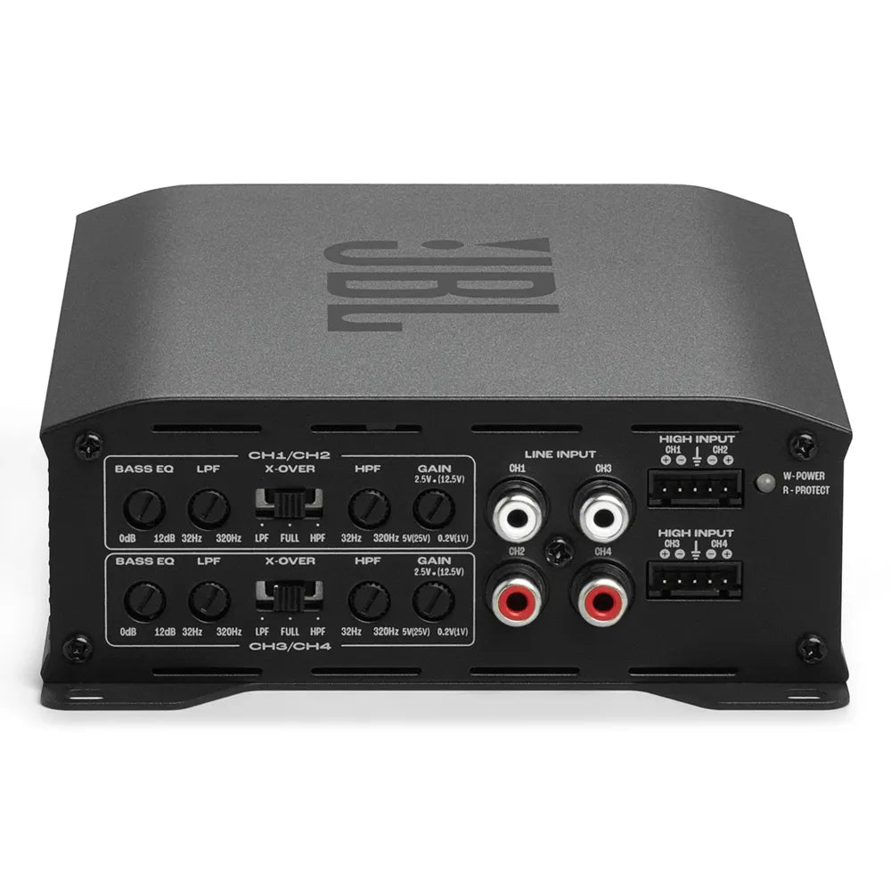 JBL Stage GT60041 4-Channel Class D Amplifier 360W RMS Bridgeable