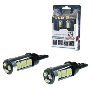 Aerpro T1012TB 12X Super SMD LED T10 Wedge Type Globe Blue