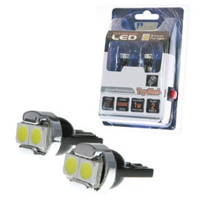 AERPRO T102G 2X SUPER SMD LED T10 WEDGE TYPE GLOBE GREEN