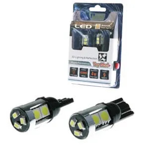 Aerpro T109TR 9X Super SMD LED T10 Wedge Type Globe Red