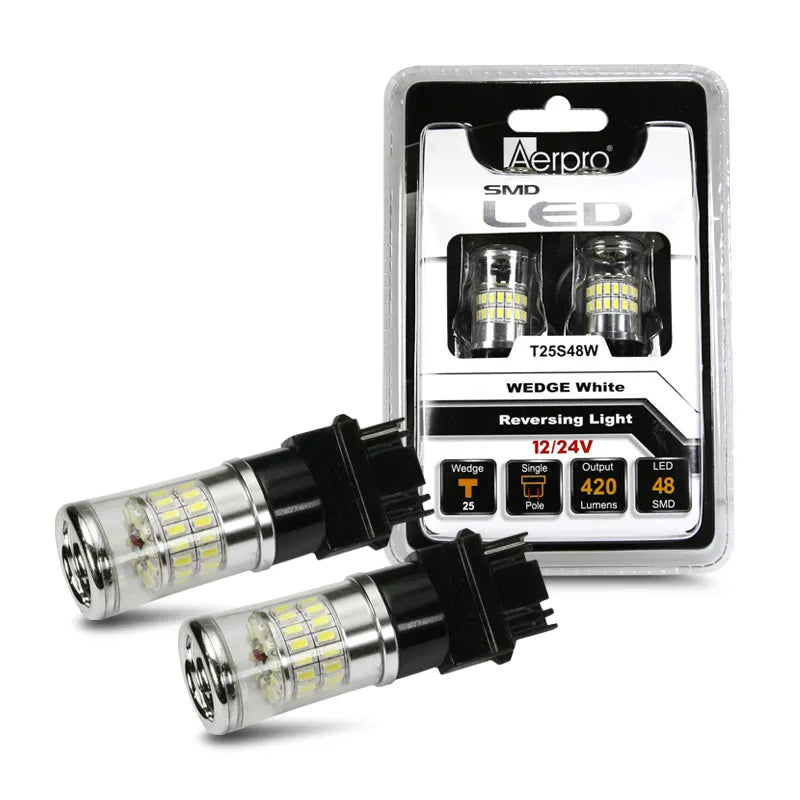Aerpro T25S48W 48x T25S SMD Wedge - White