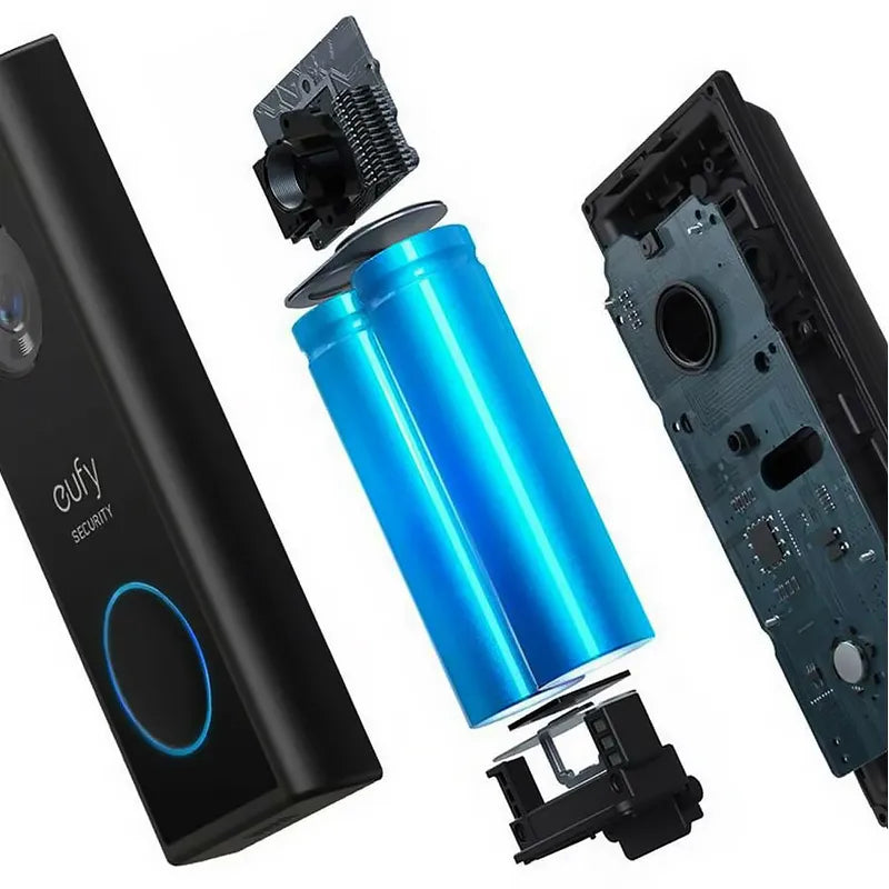 eufy T8210CW1 Battery-Powered Wireless Video Doorbell with 2K HD - Add-On Only