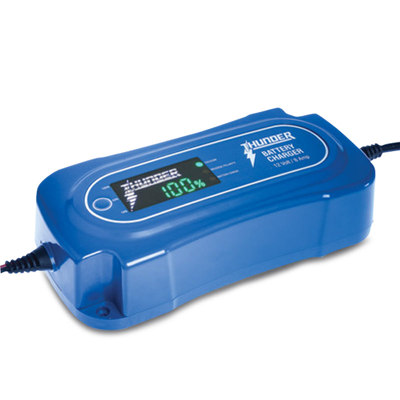 Thunder TDR02108 8A 8 Stage Pulse Battery Charger - 12V