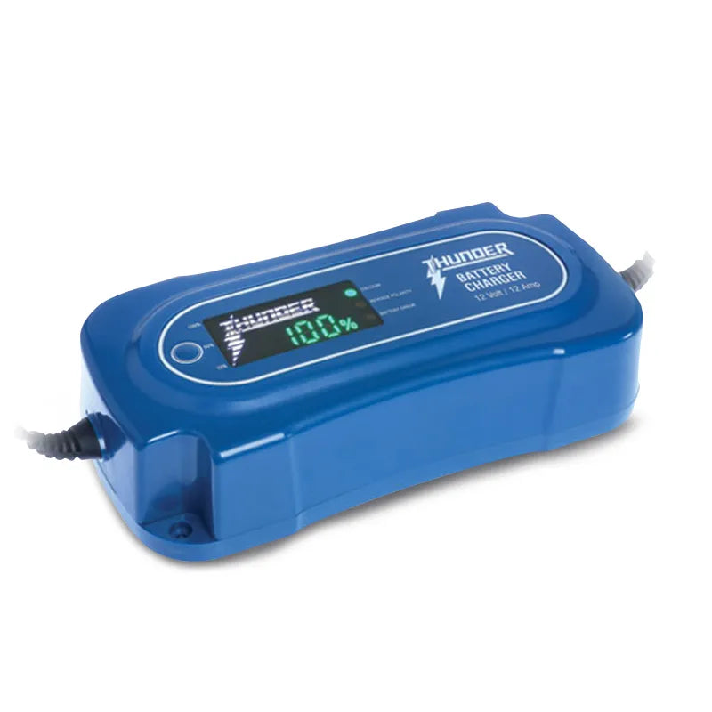 Thunder TDR02112 12A 8 Stage Pulse Battery Charger - 12V