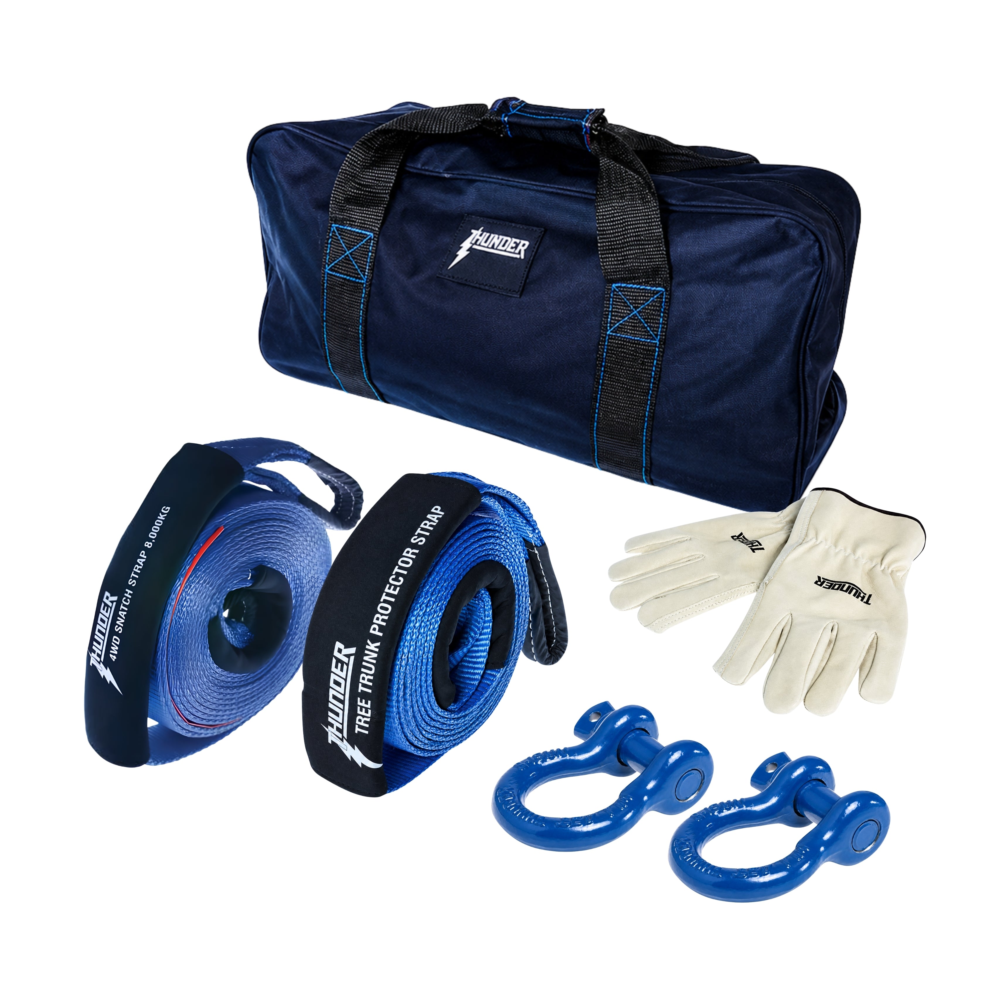 Thunder TDR04010 4WD Recovery Kit - 8000KG