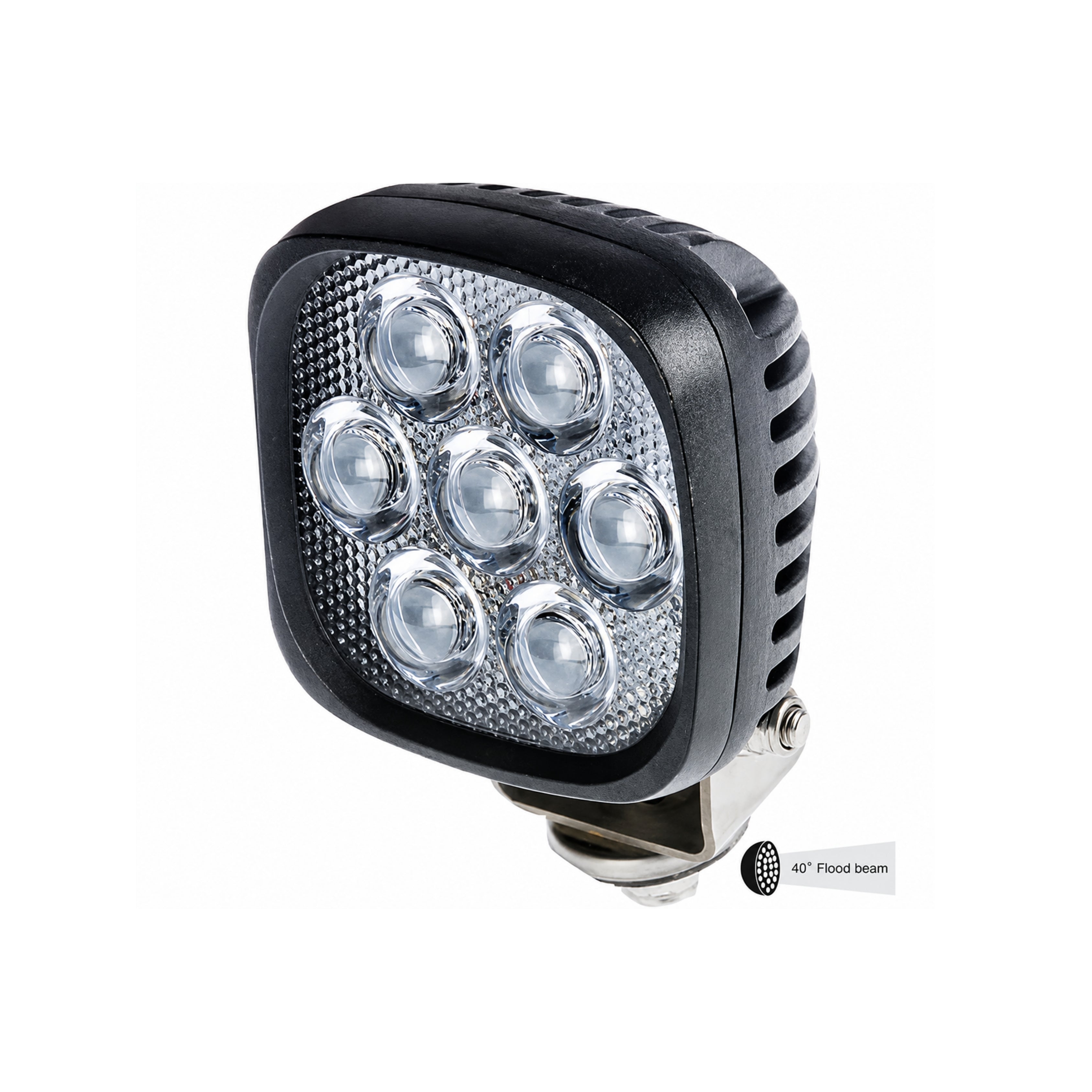 Thunder TDR08105 35W 7 LED Square Work Light