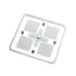 Thunder TDR08502 12V Square LED Interior Mirror Light