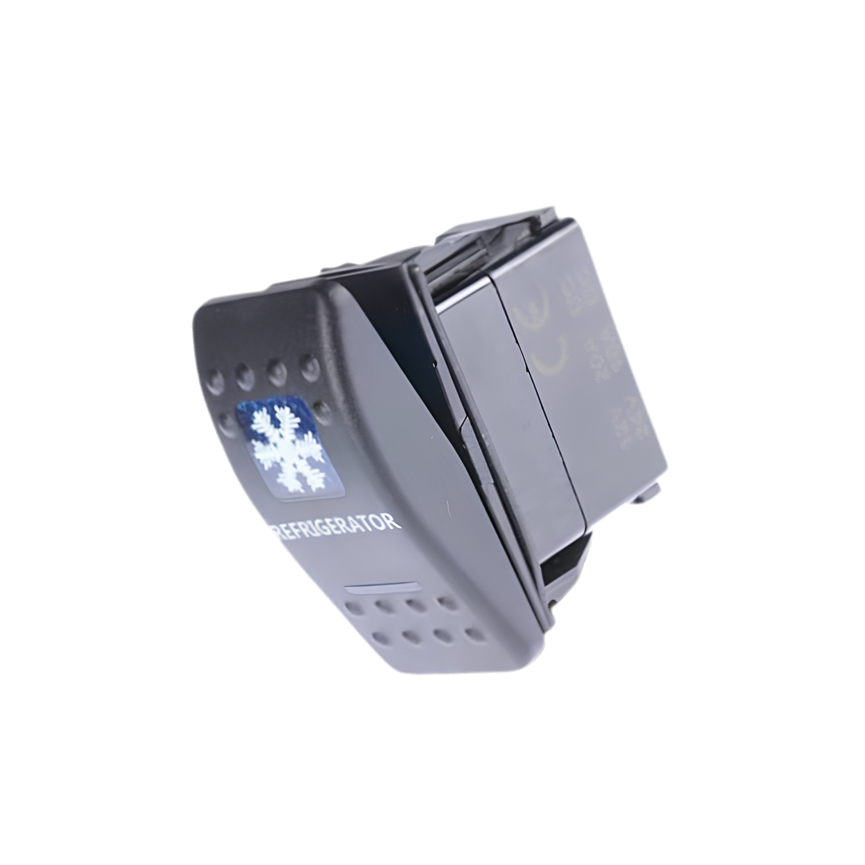 Thunder TDR11010 Rocker Switch On/Off SPST 12/24V Blue Illuminated (Contacts Rated 20A @ 12V)