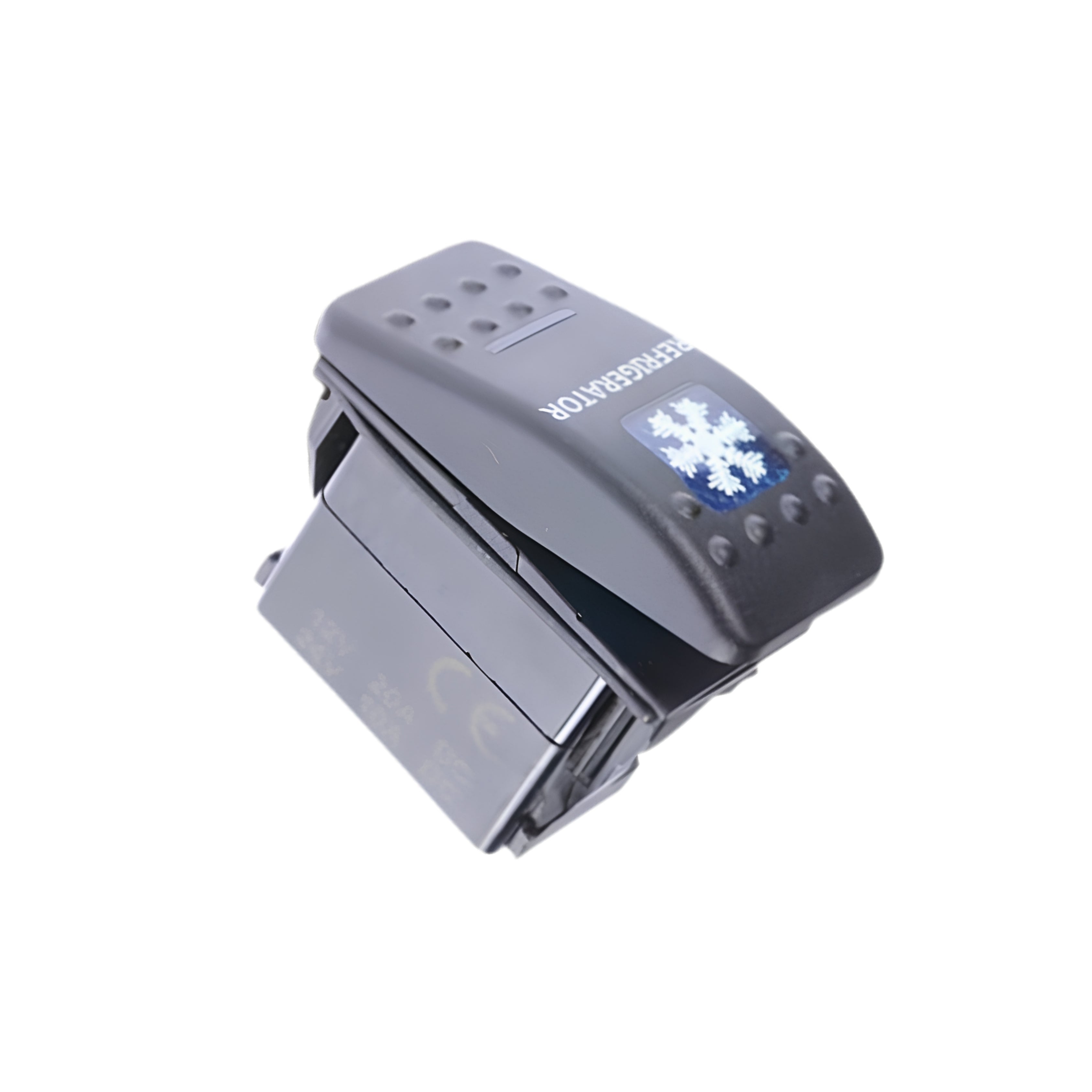 Thunder TDR11010 Rocker Switch On/Off SPST 12/24V Blue Illuminated (Contacts Rated 20A @ 12V)