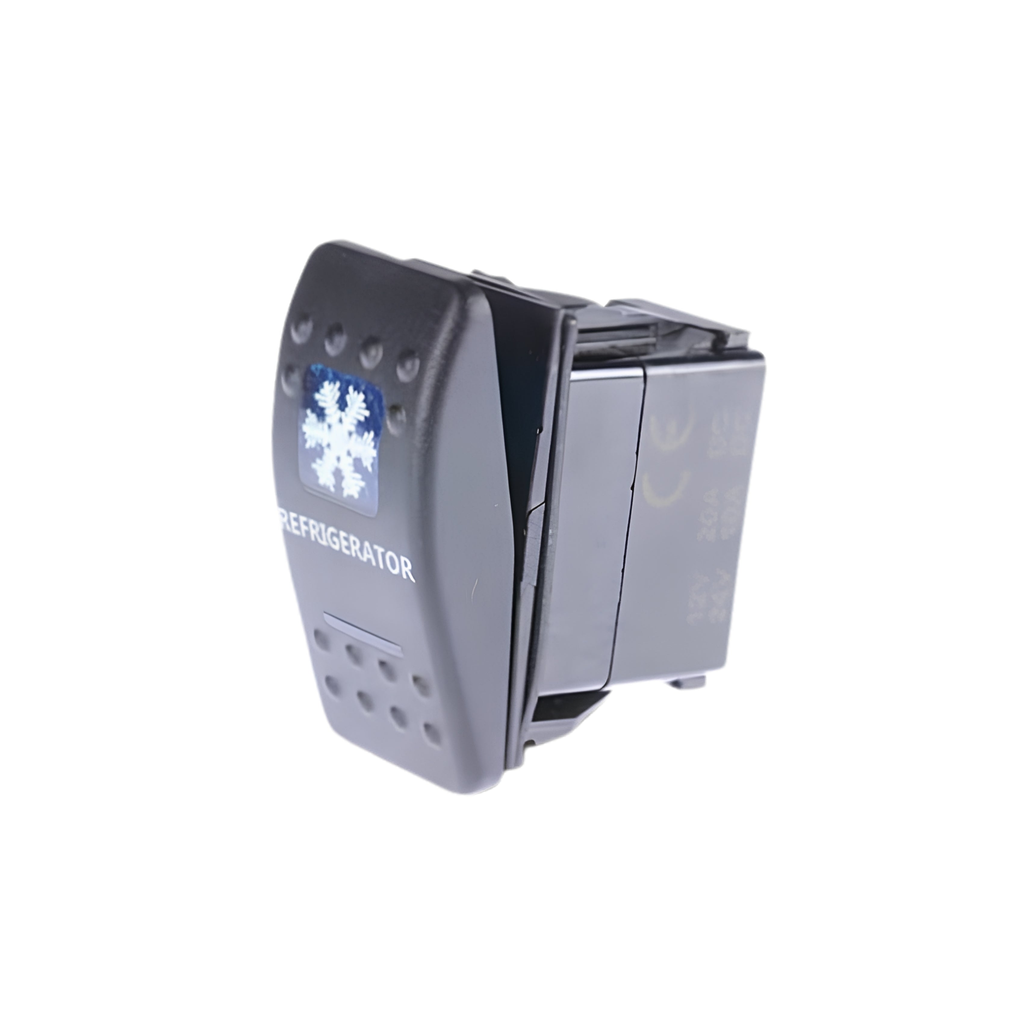 Thunder TDR11010 Rocker Switch On/Off SPST 12/24V Blue Illuminated (Contacts Rated 20A @ 12V)