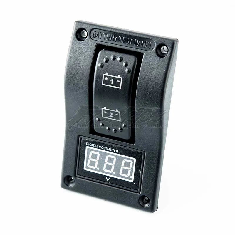 Thunder TDR11017 2.5-30V Dual Voltage Gauge w/ Switch
