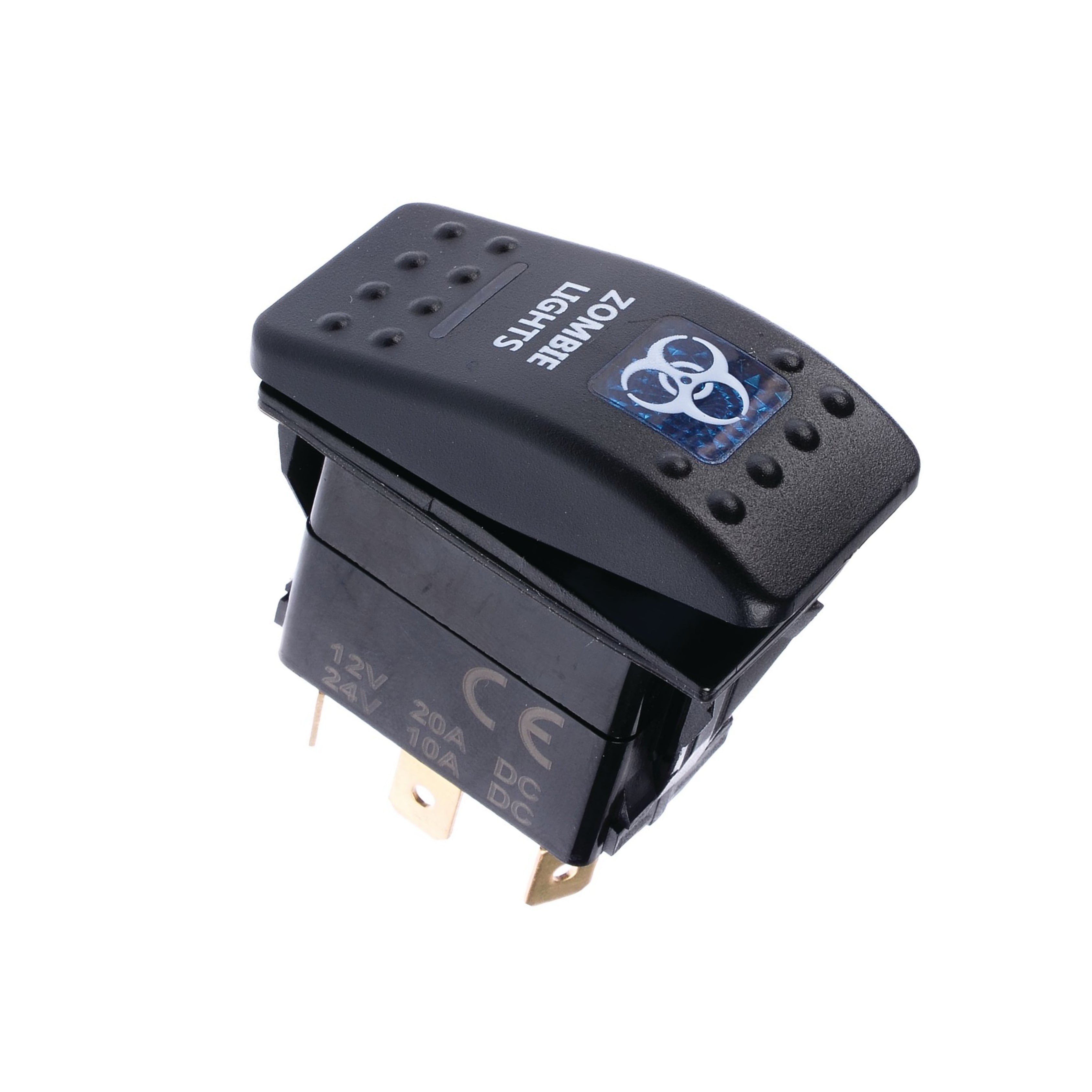 Thunder TDR11024 12/24V Rocker Switch - Zombie Lights