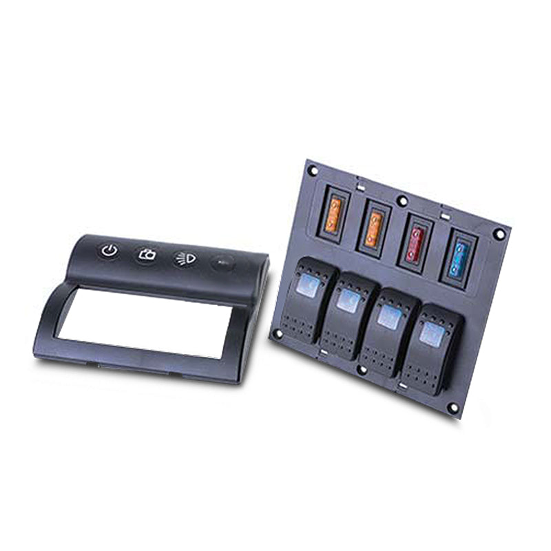Thunder TDR11030 12/24V Rocker Switch Panel On / Off - SPST