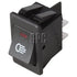 Thunder TDR11060 Rocker Switch On/Off SPST 12V Illuminated (Contacts Rated 20A @ 12V)