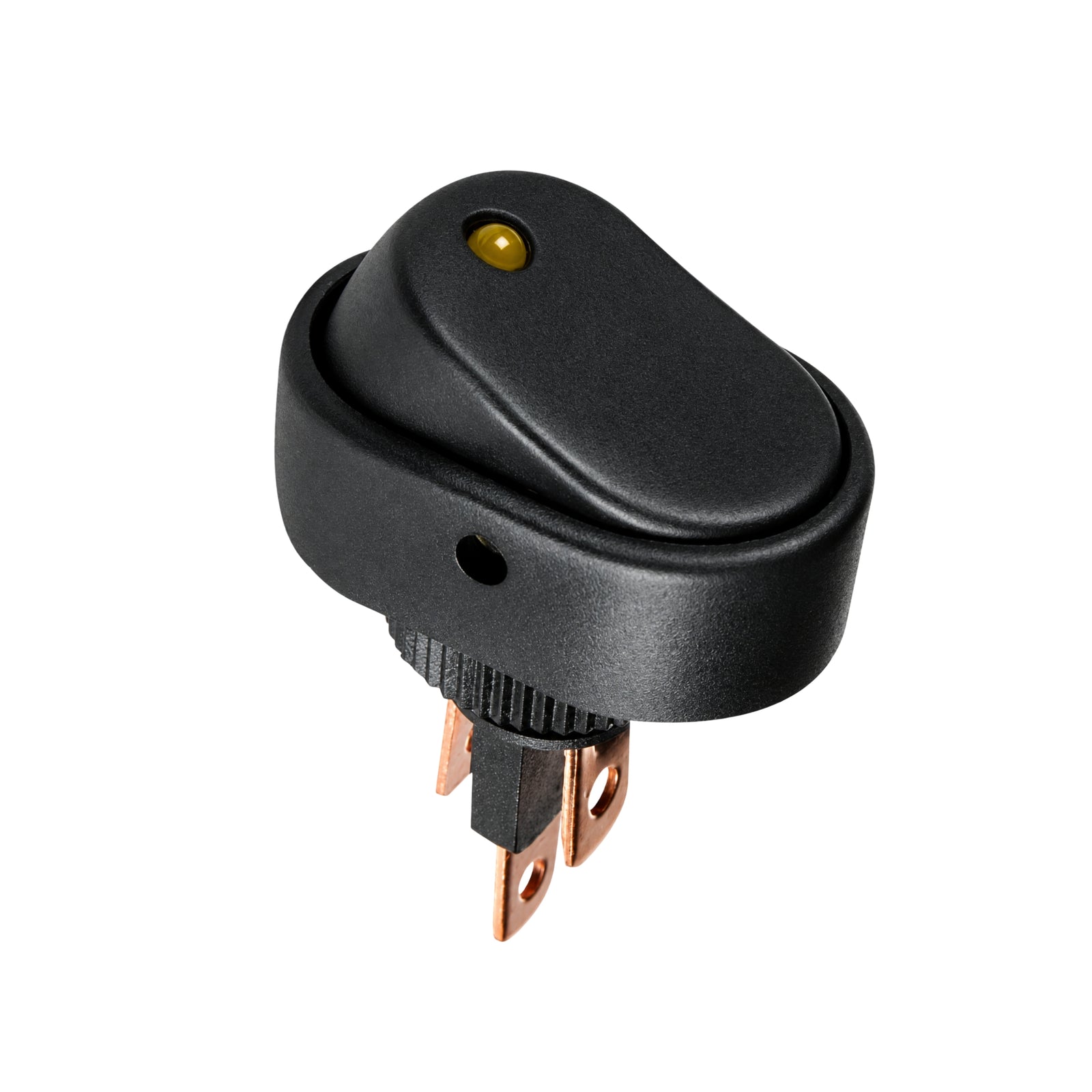 Thunder TDR11070 Rocker Switch On/Off SPST Amber Illuminated