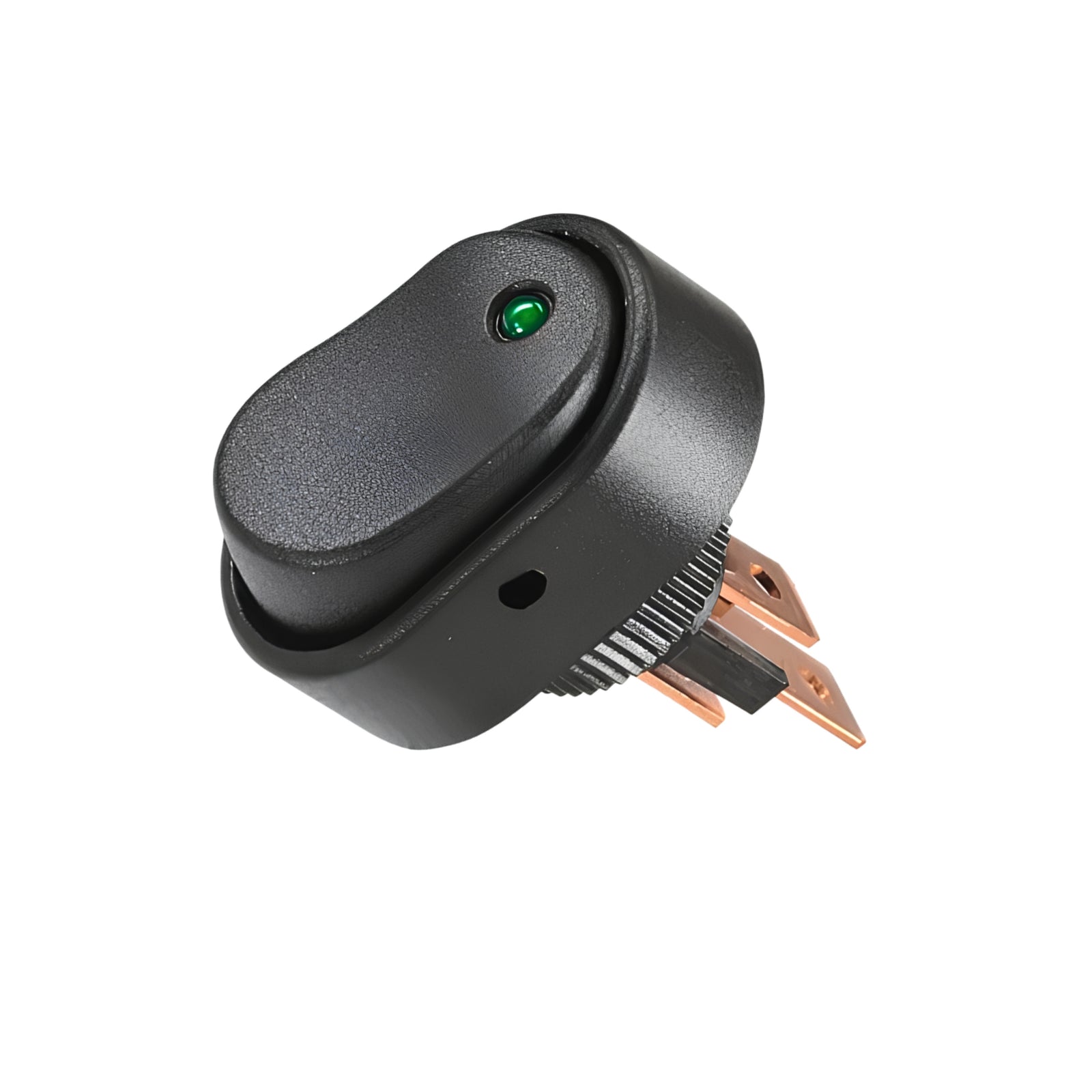 Thunder TDR11072 Rocker Switch On/Off SPST Green Illuminated
