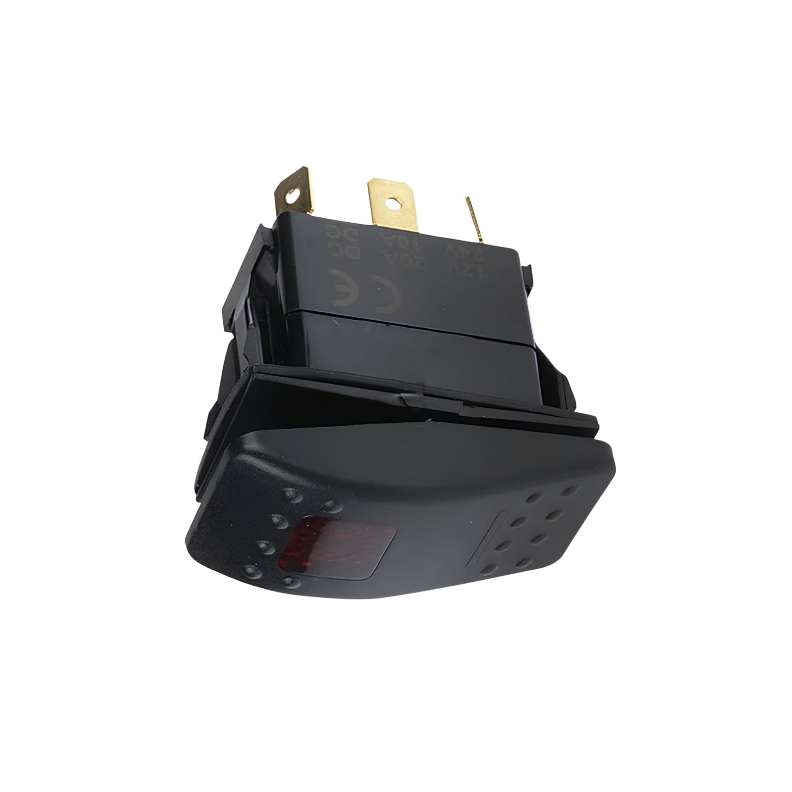 Thunder TDR11074 Rocker Switch On/Off SPST Red Illuminated