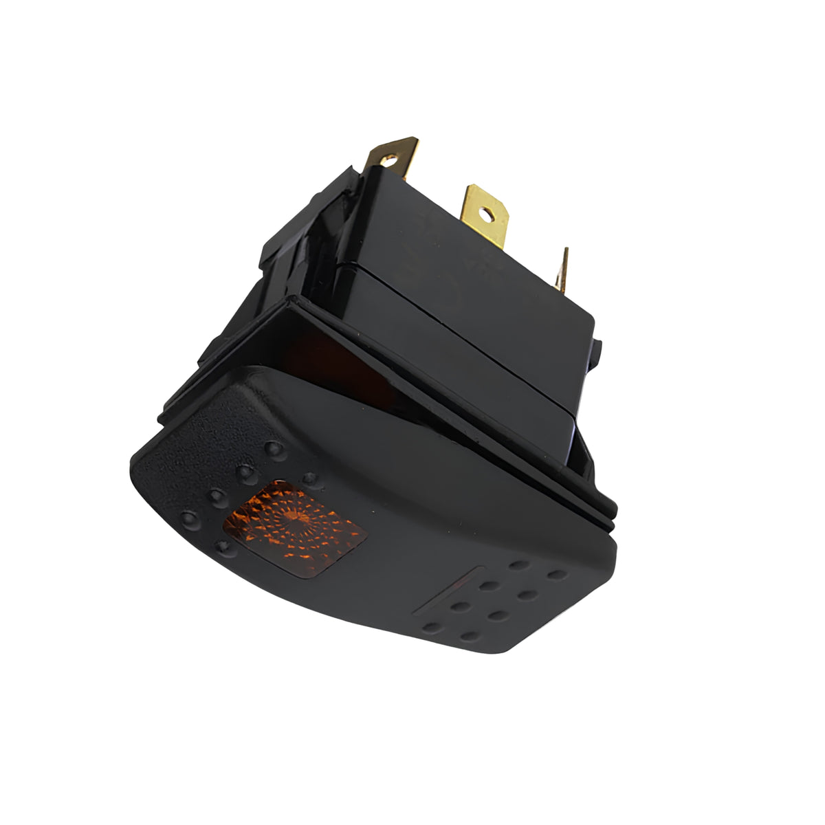Thunder TDR11076 Rocker Switch On/Off SPST Amber Illuminated