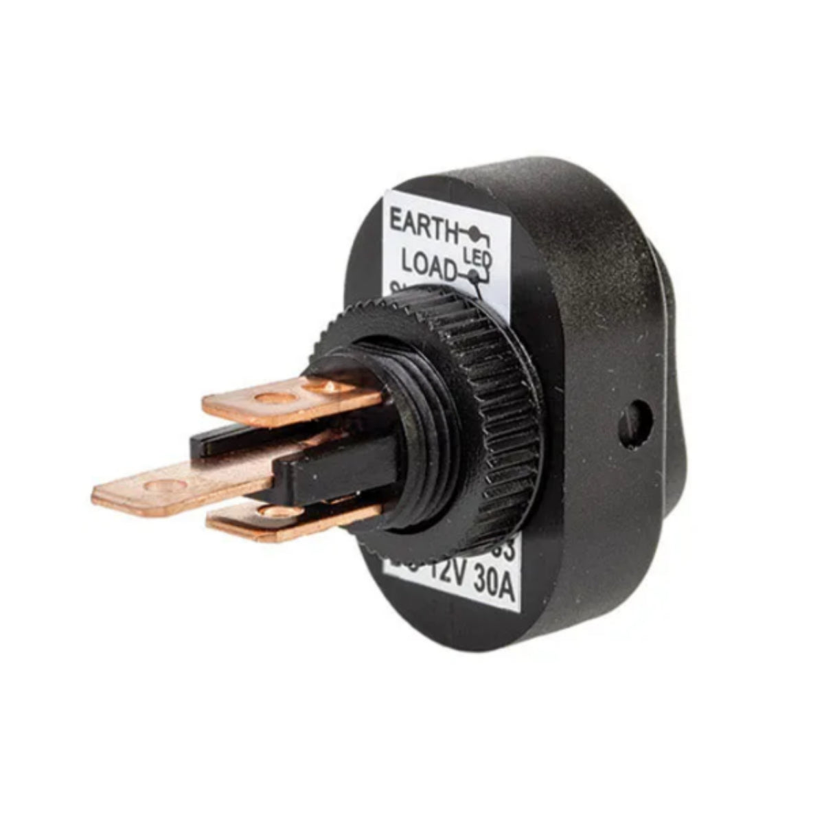 Thunder TDR11080 Rocker Switch On/Off SPST 12V Blue Illuminated (Contacts Rated 30A @ 12V)