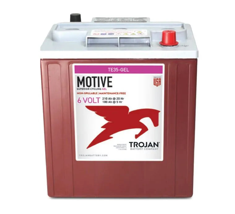 Trojan TE35-GEL Deep Cycle Gel 6V 210Ah Battery