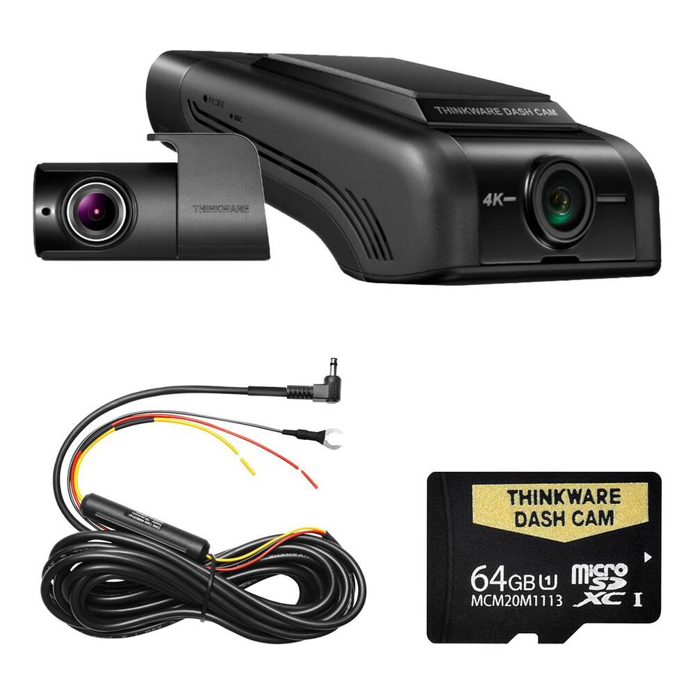 Thinkware U1000D64 4K UHD Front & Rear Dash Cam Kit with 64GB Card