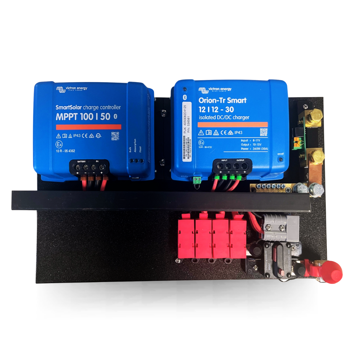 Baintech TITAN ISLAND Power Board - Off-Grid 12V Victron Energy Power Management System with MPPT Solar, DC-DC Charging, Battery Monitoring and Optional Inverter Charger